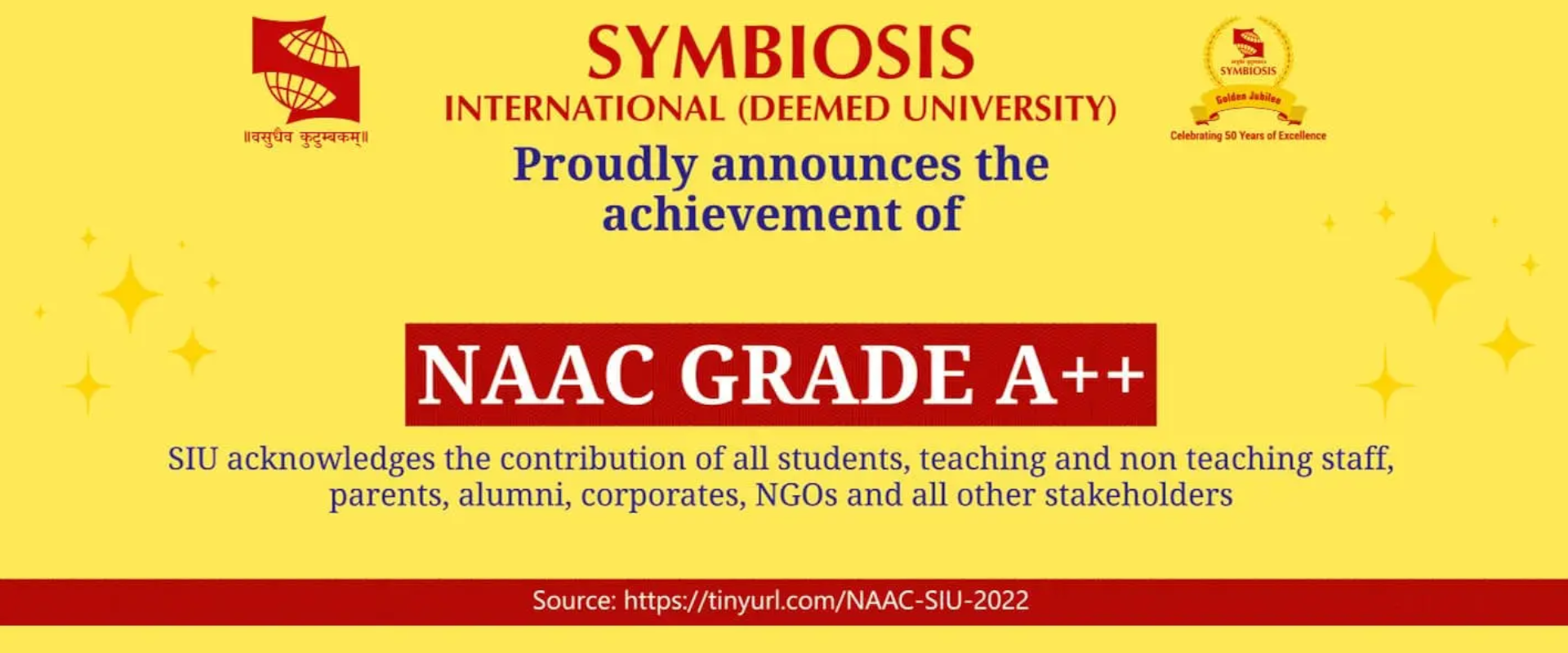 Symbiosis University NACC A++